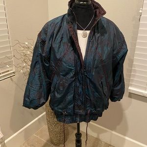 Vintage Rainbow West puffy jacket